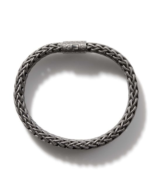John Hardy Metallic Classic Chain 5mm-11mm Bracelet In Sterling Silver for men