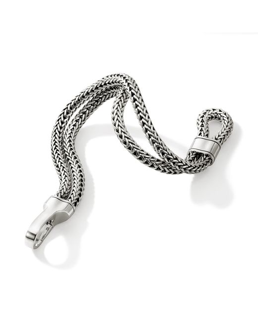 John Hardy Metallic Hook Clasp Bracelet for men
