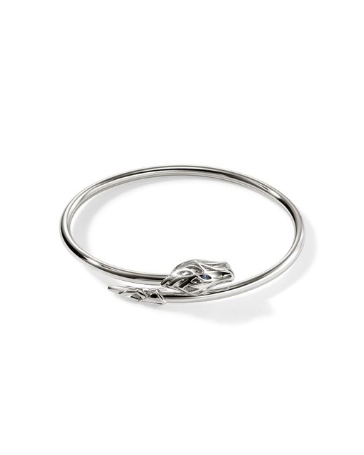 John Hardy Metallic Naga Cuff Bracelet In Sterling Silver, Medium