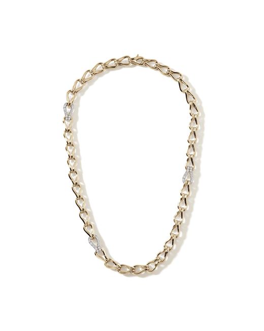 John Hardy Metallic Surf Necklace, 8.5mm In 14k Yellow Gold, 18
