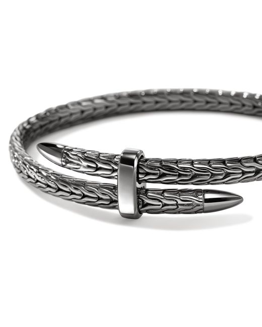 John Hardy Metallic Spear Flex Cuff Bracelet, 5.5Mm for men