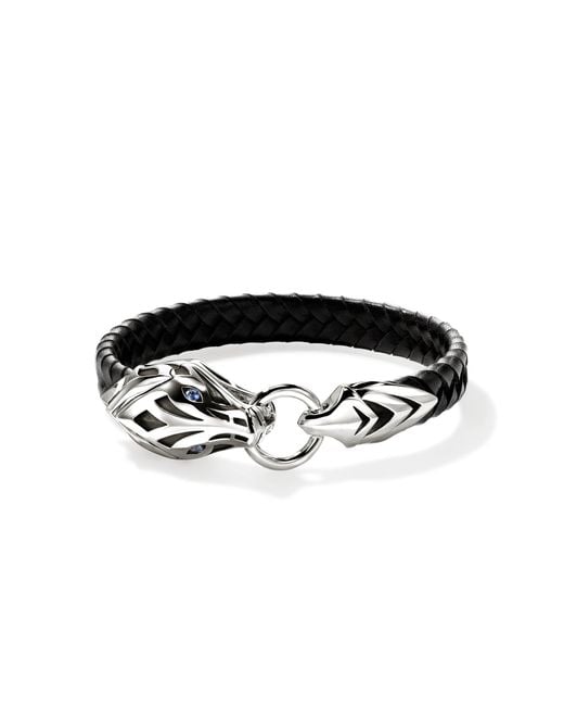 John Hardy Black Naga Bracelet, 10Mm for men