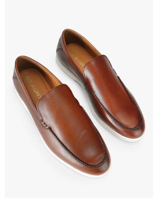 KG by Kurt Geiger Brown Ryan Loafers for men