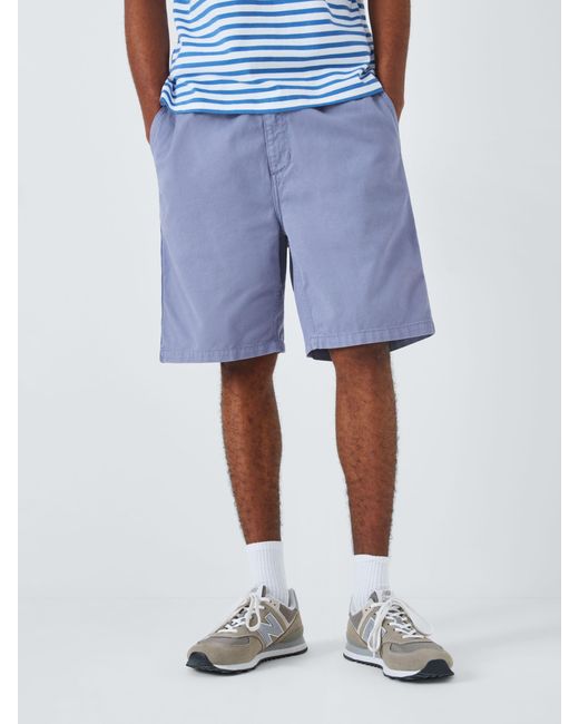 Carhartt Blue Flint Organic Cotton Shorts for men