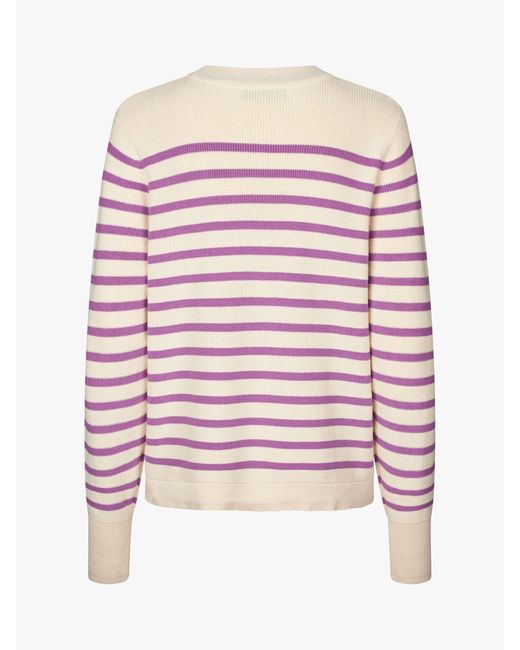 Lolly's Laundry Pink Swan Stripe Jumper