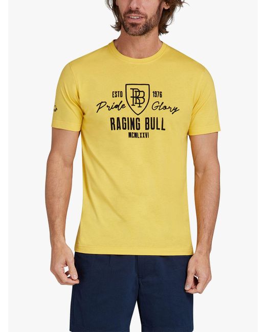 Raging Bull Yellow Pride & Glory T-shirt for men