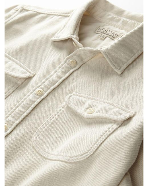 Outerknown White Chroma Blanket Shirt for men