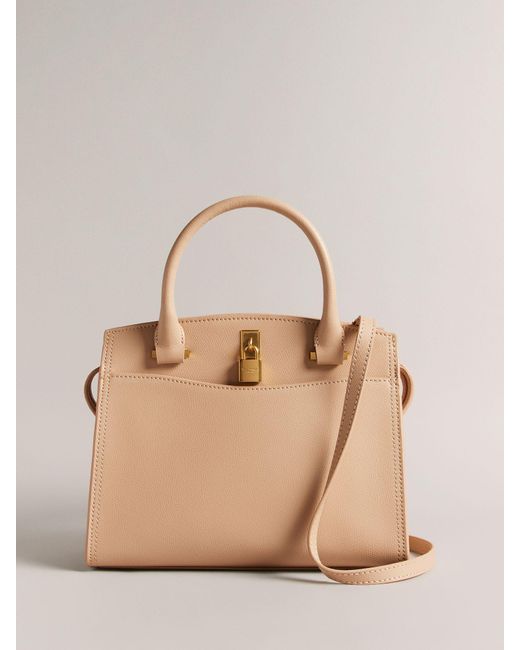 Ted Baker Natural Myfair Leather Grab Bag