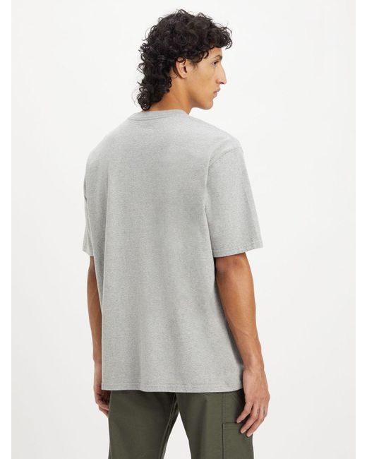 Levi's Gray Workwear Short Sleeve T-shirt for men