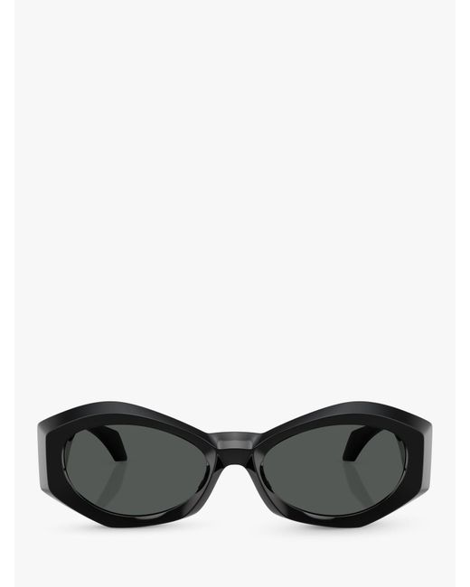 Versace Black Ve4466u Oval Sunglasses