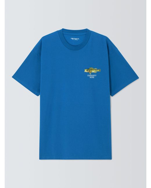 Carhartt Blue Short Sleeve Fish T-shirt for men