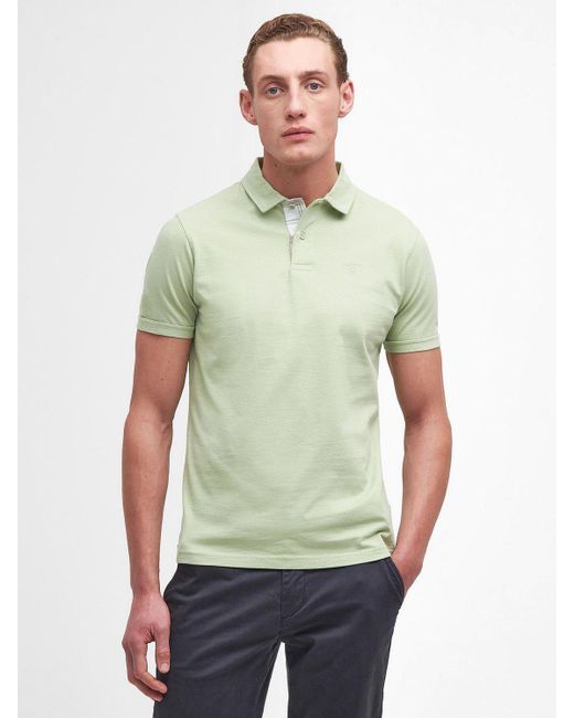 Barbour Green Kirkhill Polo Shirt for men