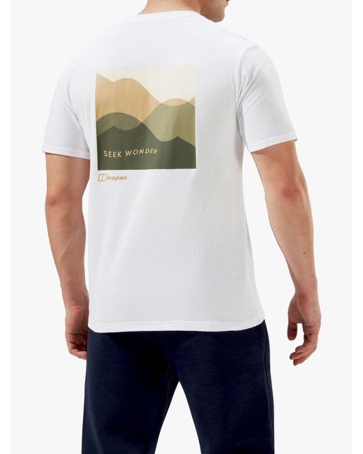 Berghaus White Seek Wonder T-shirt for men