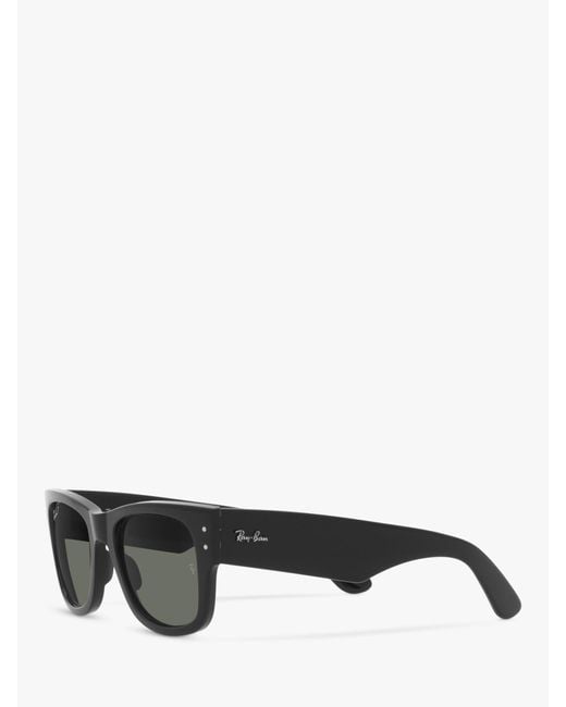 Ray-Ban Gray Rb0840s Polarised Mega Wayfarer Sunglasses