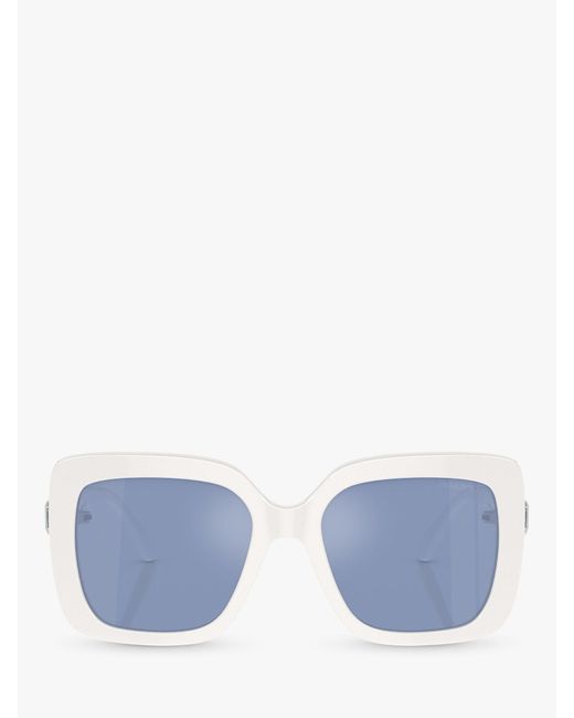 Swarovski Blue Sk6001 Square Sunglasses