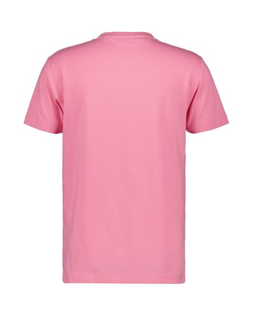 Gant Pink Contrast Logo T-shirt for men
