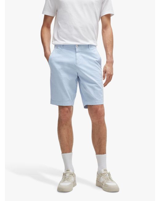 Boss Blue Boss Slice Slim Fit Chino Shorts for men