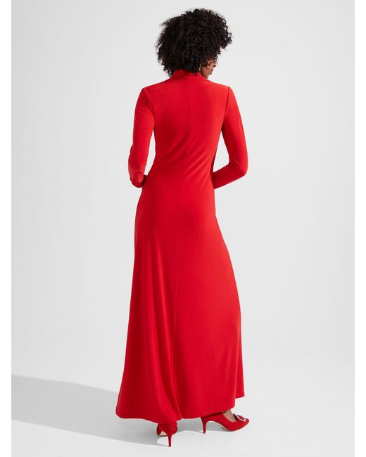 Hobbs Red Vida Dress