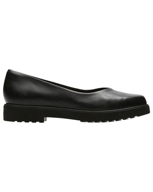 Clarks Bellevue Park Ballet Pumps in Black Lyst UK