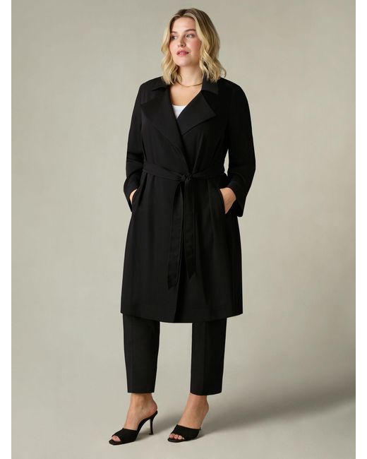 Live Unlimited Black Curve Realexed Tailored Duster Jacket