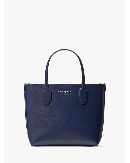 Kate Spade Blue Bleecker Small Leather Tote Bag