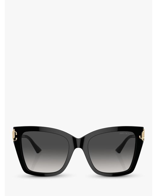 Jimmy Choo Black Jc5012 Irregular Sunglasses