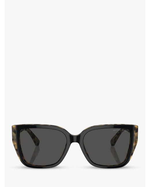 Michael Kors Gray Mk2199 Acadia Cat-eye Tortoiseshell Acetate Sunglasses
