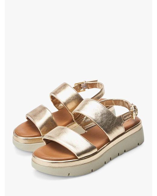 Moda In Pelle Natural Netty Leather Sandals