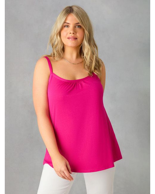 Live Unlimited Pink Jersey A-line Cami