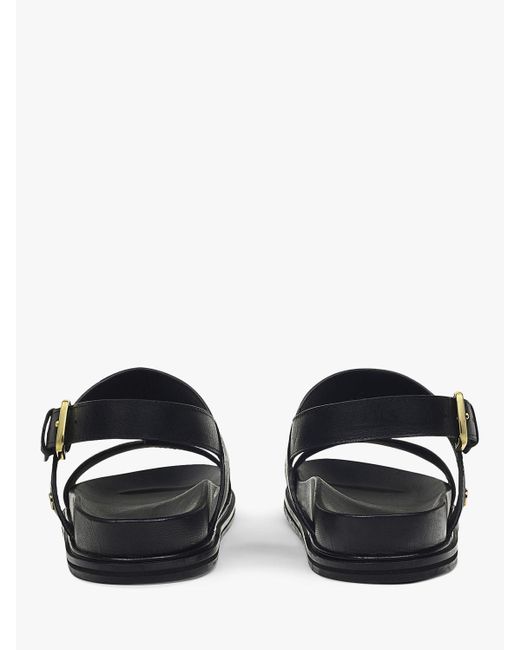 Radley White Bury Walk 2.0 Leather Luxe Footbed Sandals