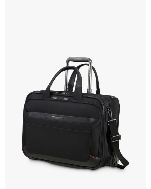 Samsonite Black Pro-dlx 6 Rolling Laptop Briefcase for men