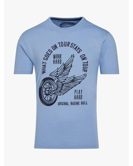 Raging Bull Blue On Tour T-shirt for men
