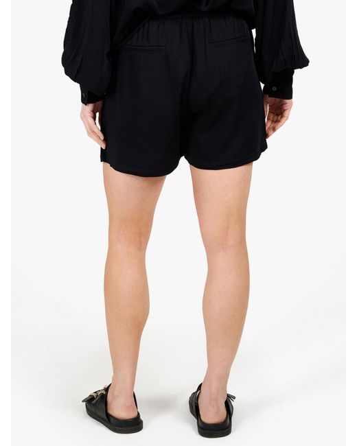Tutti & Co Black Adjustable Relaxed Fit Shorts