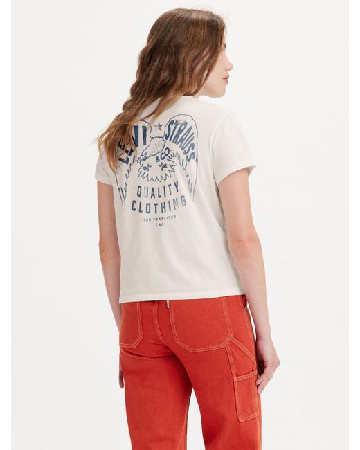 Levi's Red Eagle Egret Graphic Classic Tee