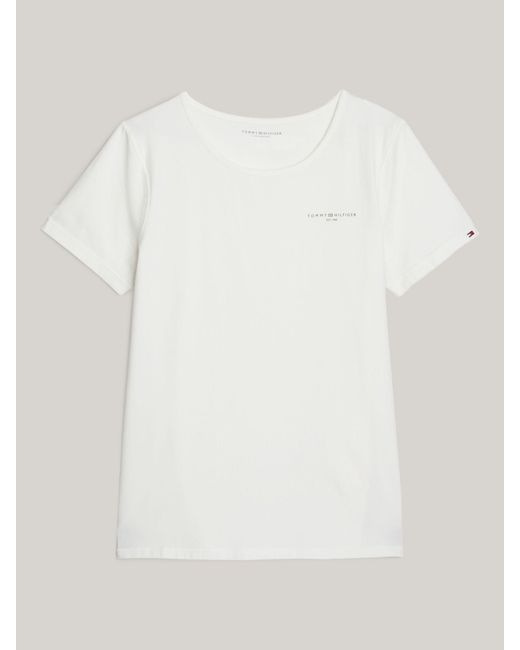 Tommy Hilfiger White Adaptive Organic Cotton T-shirt