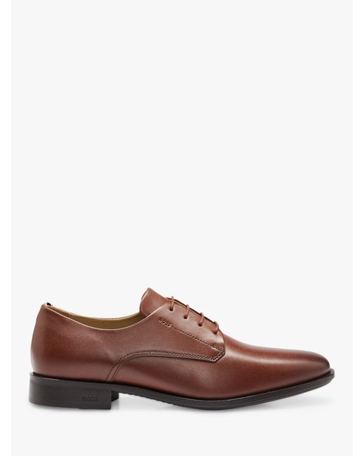 Boss Brown Boss Colby Leather Derby Shoes for men