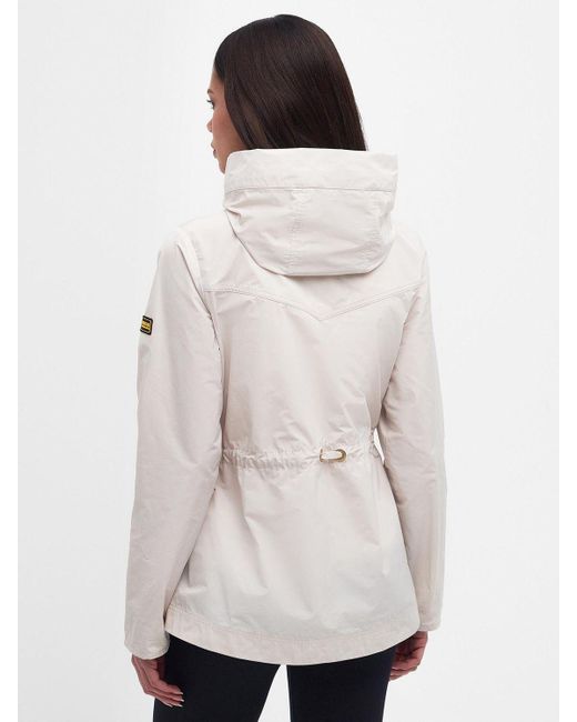 Barbour womens 2024 jacket white