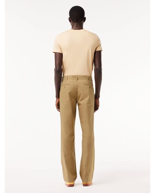 Lacoste Natural Core Essential Cotton Twill Chinos for men