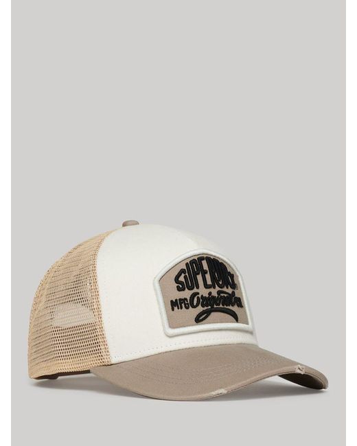 Superdry Natural Mesh Trucker Cap for men