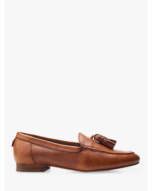 Moda In Pelle Brown Ellmia Leather Loafers