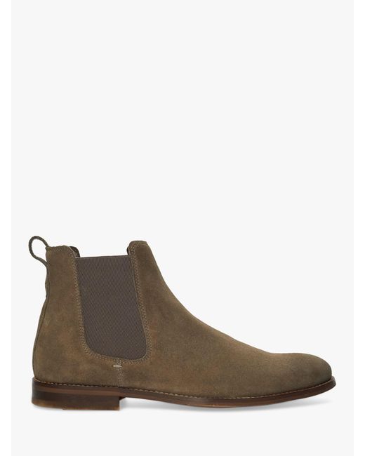 Dune Brown Creatives Suede Chelsea Boots for men