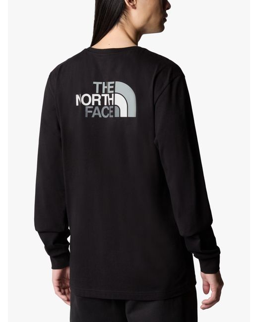 The North Face Black Easy Long Sleeve T-shirt for men