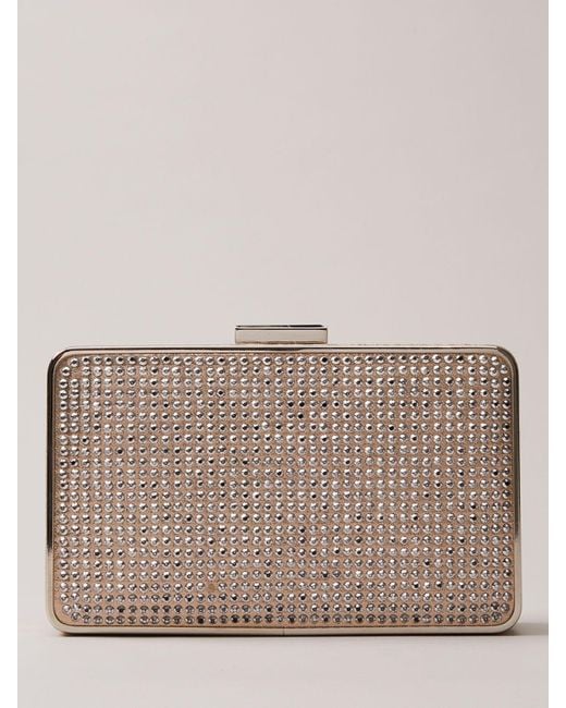 Phase Eight Brown Sparkle Clutch Bag