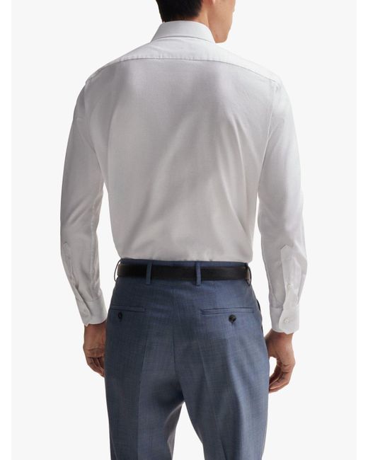 Boss Gray Boss H-joe Kent Long Sleeve Shirt for men