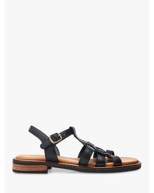 Moda In Pelle White Saddle Leather Sandals