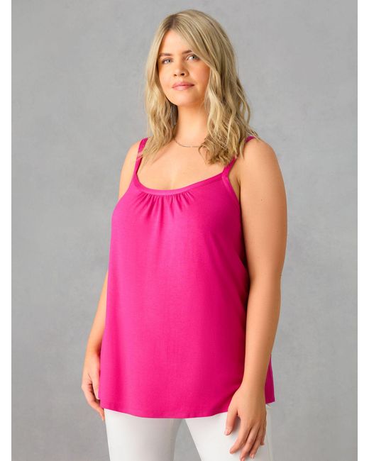 Live Unlimited Pink Jersey A-line Cami
