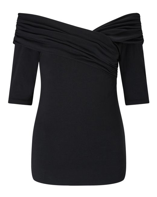 mens nyc heels high Shoulder Bruce oldfield 73 Nyc Wrap (Black by in Multicolour bruce Top