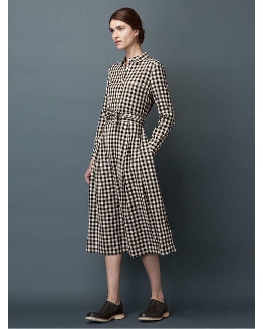 Toast Cotton Double Faced Gingham Shirt 