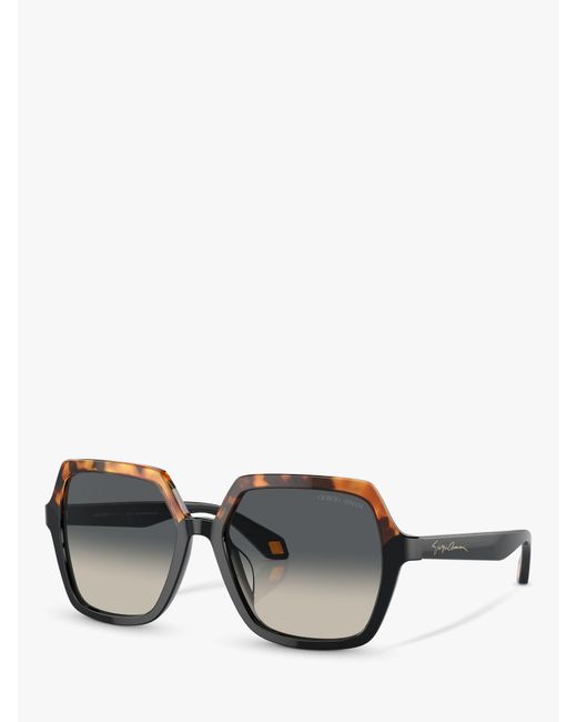 Giorgio Armani Gray Ar8193u Square Sunglasses