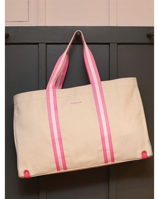 Fenella Smith Pink Naia Beach Bag